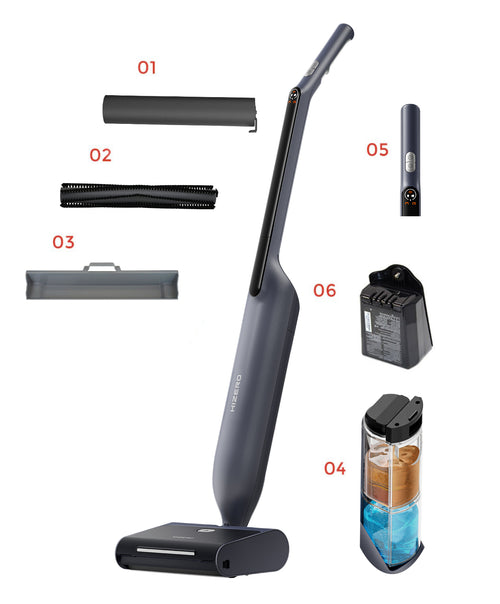 HIZERO F600 keménypadló tisztító